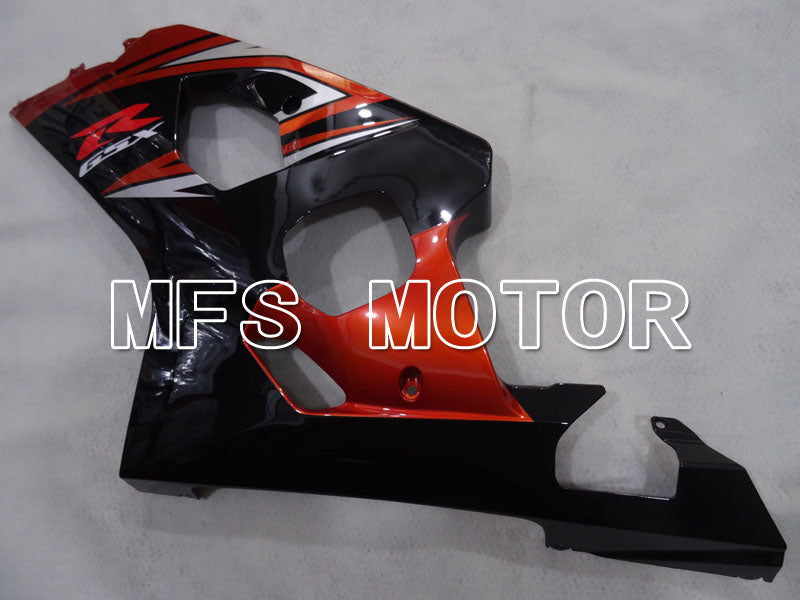 Carénage ABS injecté Suzuki GSXR600 GSXR750 2004-2005 - Style usine - Noir Orange - MFS2288
