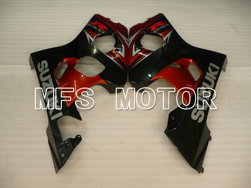 Suzuki GSXR600 GSXR750 2004-2005 Injection ABS Fairing - Factory Style - Black Red - MFS2291
