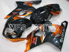 Suzuki GSXR600 GSXR750 2004-2005 Injection ABS Fairing - Factory Style - Black Orange - MFS2298