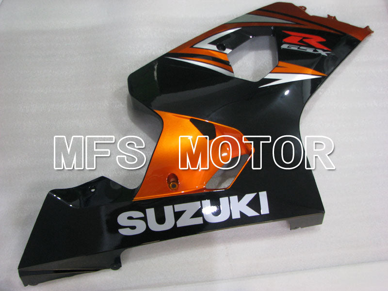 Suzuki GSXR600 GSXR750 2004-2005 Injection ABS Fairing - Factory Style - Black Orange - MFS2298