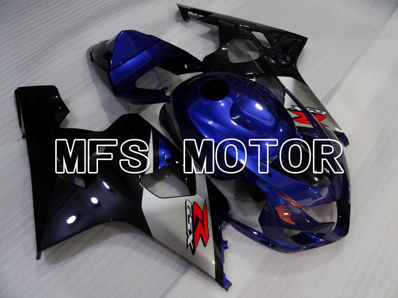 Suzuki GSXR600 GSXR750 2004-2005 Injection ABS Fairing - Factory Style - Black Blue - MFS2300