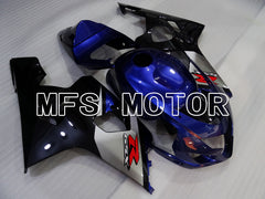 Suzuki GSXR600 GSXR750 2004-2005 Injection ABS Fairing - Factory Style - Black Blue - MFS2300