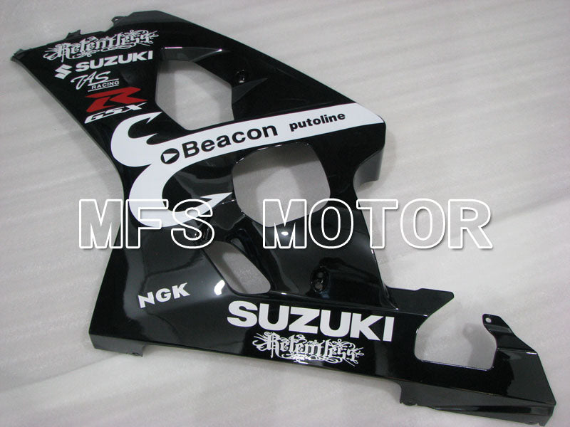 Suzuki GSXR600 GSXR750 2004-2005 Injection ABS Fairing - Beacon - Black White - MFS2301