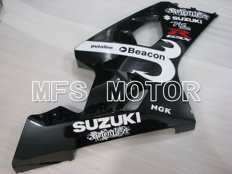 Suzuki GSXR600 GSXR750 2004-2005 Injection ABS Fairing - Beacon - Black White - MFS2301