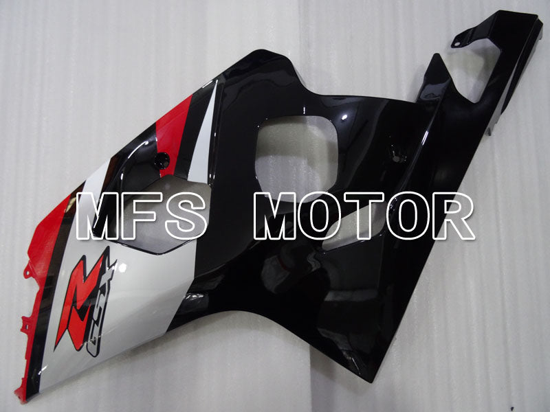 Carénage ABS injecté Suzuki GSXR600 GSXR750 2004-2005 - Style usine - Noir Rouge - MFS2307