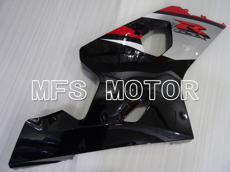 Carénage ABS injecté Suzuki GSXR600 GSXR750 2004-2005 - Style usine - Noir Rouge - MFS2307