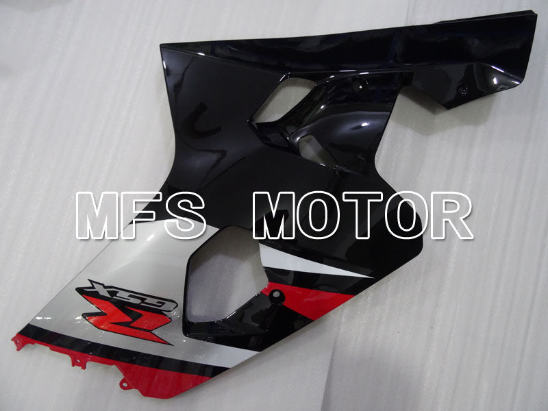 Carénage ABS injecté Suzuki GSXR600 GSXR750 2004-2005 - Style usine - Noir Rouge - MFS2307
