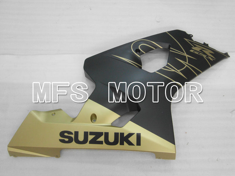 Suzuki GSXR600 GSXR750 2004-2005 Injection ABS Fairing - Factory Style - Black Gold Matte - MFS2313