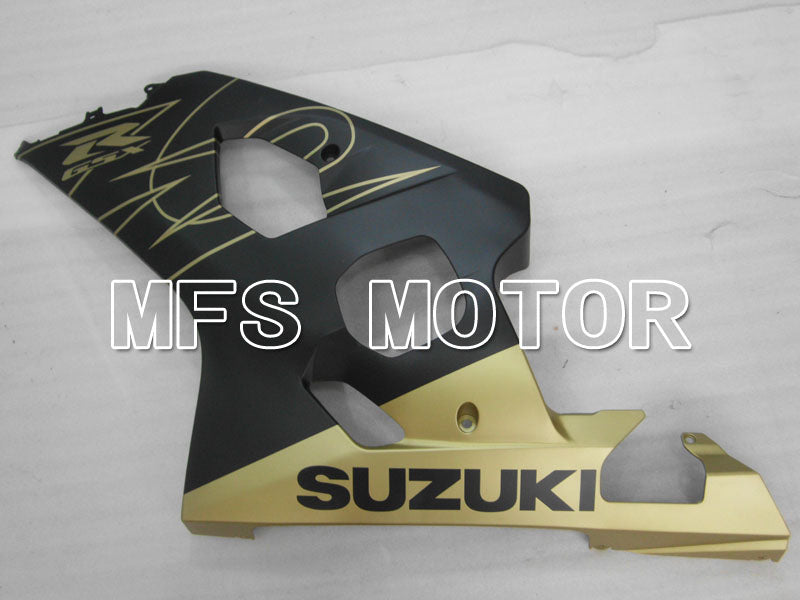 Suzuki GSXR600 GSXR750 2004-2005 Injection ABS Fairing - Factory Style - Black Gold Matte - MFS2313
