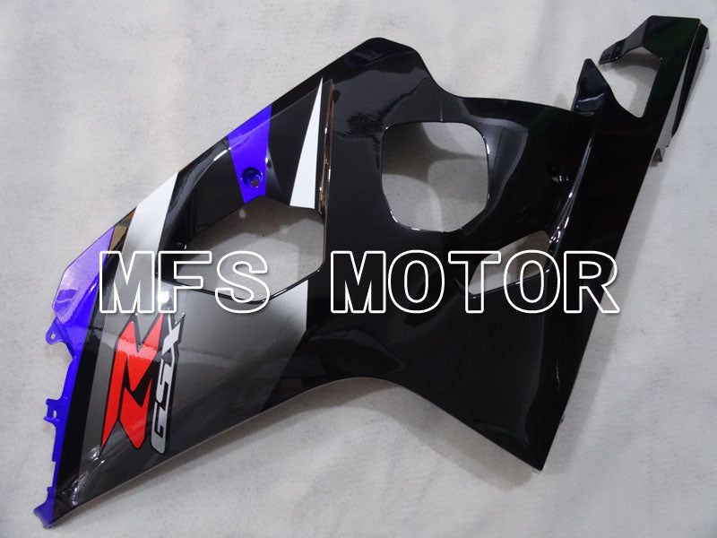 Suzuki GSXR600 GSXR750 2004-2005 Injection ABS Fairing - Factory Style - Black Blue - MFS2317