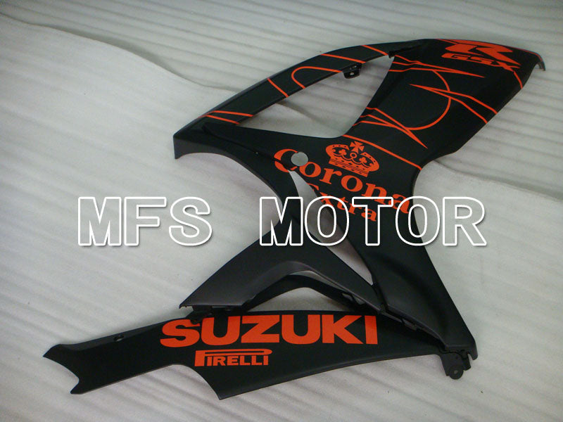 Suzuki GSXR600 GSXR750 2006-2007 Injection ABS Fairing - Corona - Black Matte - MFS2323