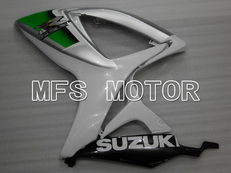 Suzuki GSXR600 GSXR750 2006-2007 Injection ABS Fairing - Factory Style - White Green Silver - MFS2352
