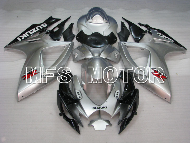 Suzuki GSXR600 GSXR750 2006-2007 Injection ABS Fairing - Factory Style - Silver - MFS2363