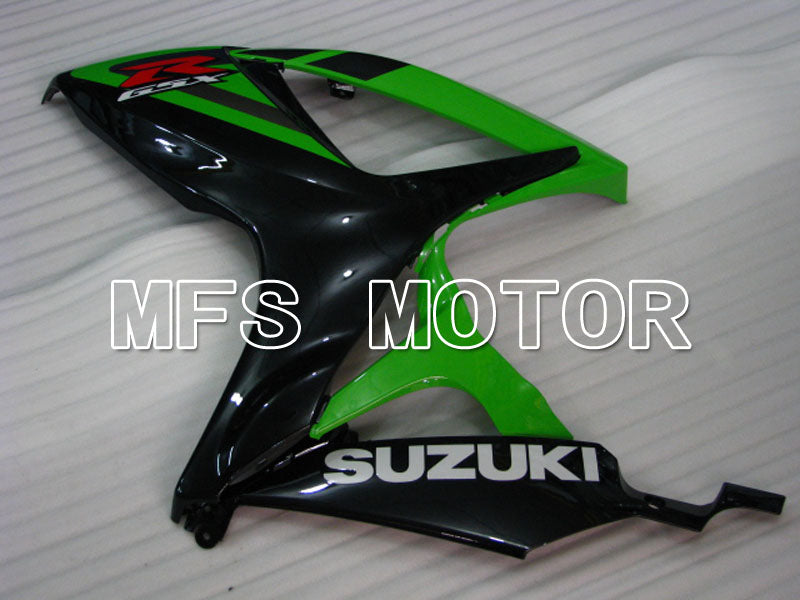 Suzuki GSXR600 GSXR750 2006-2007 Injection ABS Fairing - Factory Style - Black Green - MFS2364