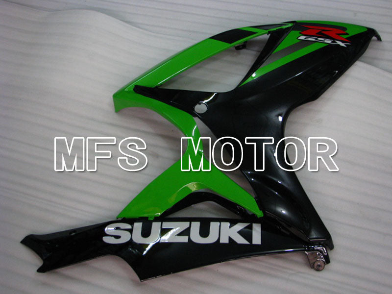 Suzuki GSXR600 GSXR750 2006-2007 Injection ABS Fairing - Factory Style - Black Green - MFS2364
