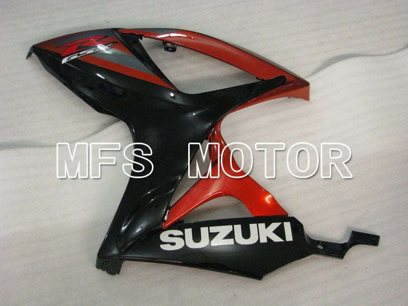 Suzuki GSXR600 GSXR750 2006-2007 Injection ABS Fairing - Factory Style - Black Red wine color - MFS2365