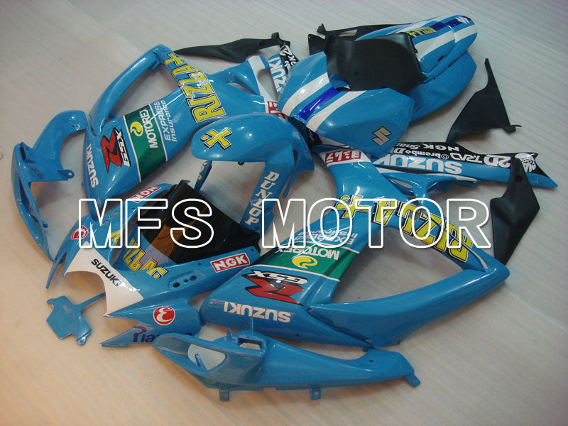 Suzuki GSXR600 GSXR750 2006-2007 Injection ABS Fairing - Rizla+ - Blue - MFS2367