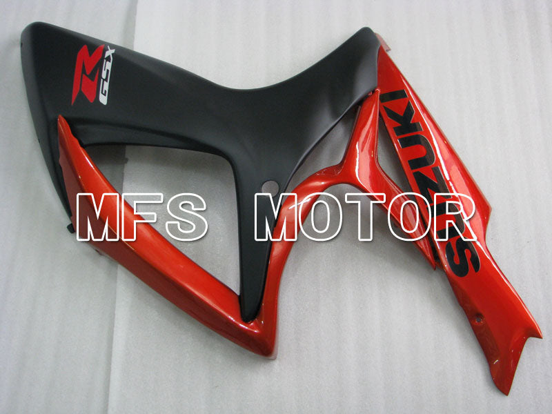 Suzuki GSXR600 GSXR750 2006-2007 Injection ABS Fairing - Factory Style - Black Red wine color - MFS2383