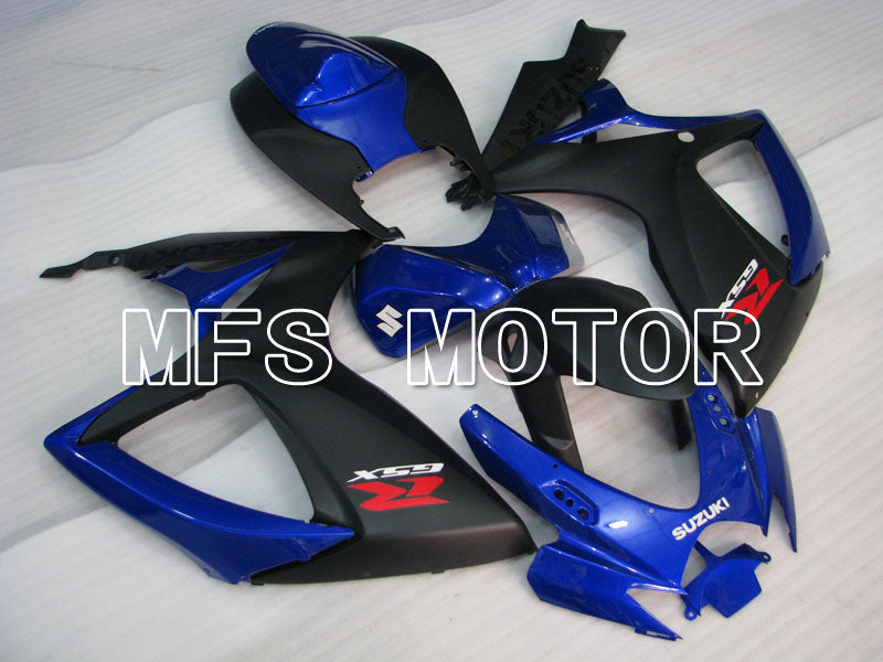 Suzuki GSXR600 GSXR750 2006-2007 Injection ABS Fairing - Factory Style - Blue Black - MFS2385