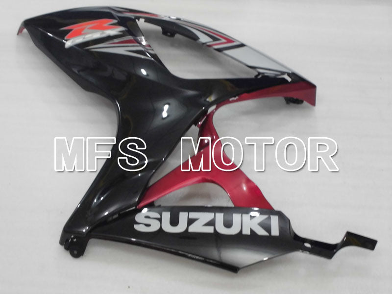 Suzuki GSXR600 GSXR750 2006-2007 Injection ABS Fairing - Factory Style - Black Red wine color - MFS2390