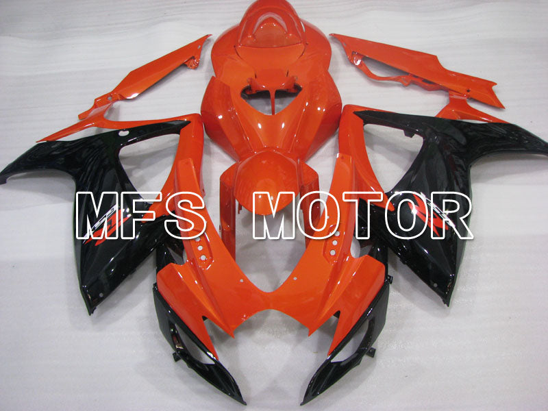 Suzuki GSXR600 GSXR750 2006-2007 Injection ABS Fairing - Factory Style - Black Orange - MFS2392