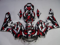 Carénage ABS injecté Honda CBR600RR 2013-2023 - Personnalisable - Rouge Blanc Noir - MFS2408