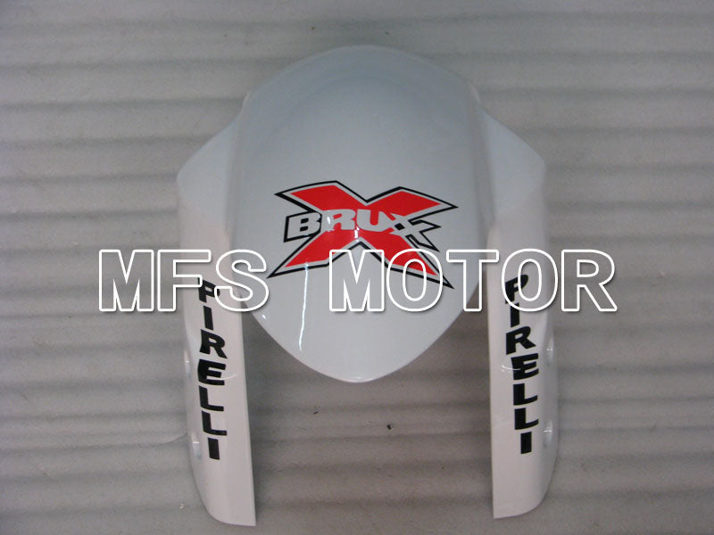 Suzuki GSXR600 GSXR750 2006-2007 Injection ABS Fairing - BRUX - Black White - MFS2412