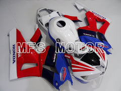 Honda CBR600RR 2013-2023 Injection ABS verkleidung - anpassen - Rot Weiß Blau - MFS2413