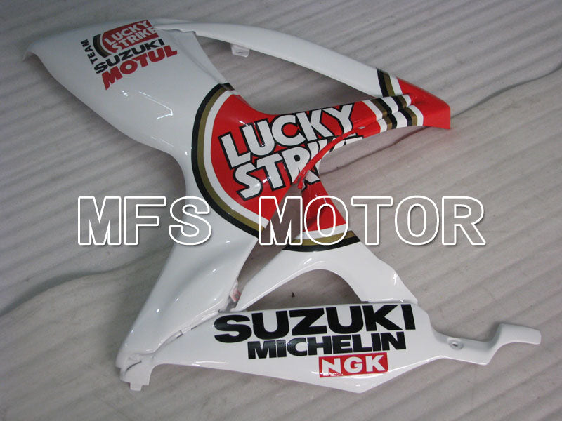 Suzuki GSXR600 GSXR750 2006-2007 Injection ABS Fairing - Lucky Strike - White Red - MFS2414