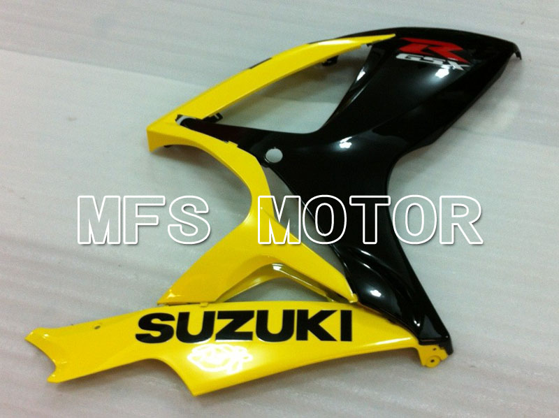Suzuki GSXR600 GSXR750 2006-2007 Injection ABS Fairing - Factory Style - Black Yellow - MFS2415