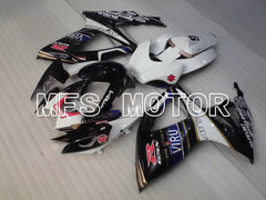 Suzuki GSXR600 GSXR750 2006-2007 Injection ABS Fairing - VIRU - Black White - MFS2420