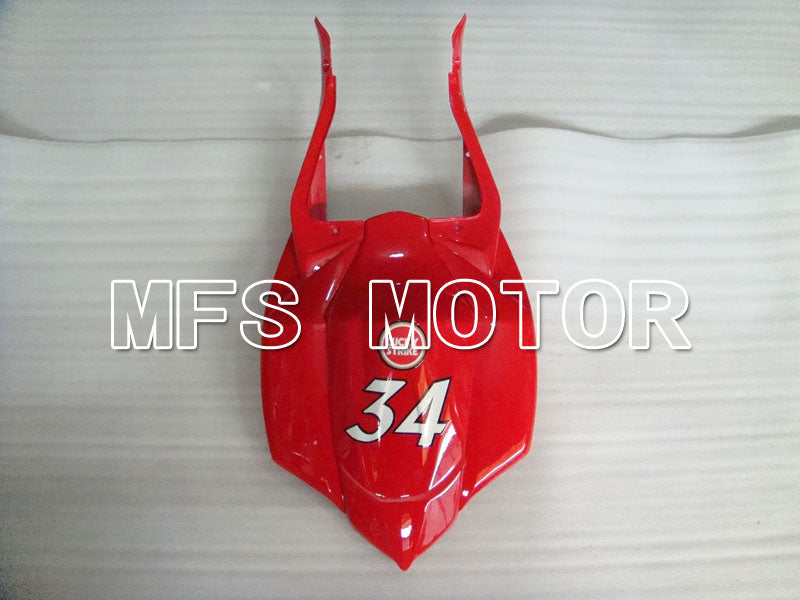 Suzuki GSXR600 GSXR750 2008-2010 Injection ABS Fairing - Lucky Strike - Red White - MFS2424