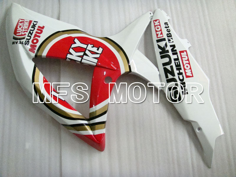 Suzuki GSXR600 GSXR750 2008-2010 Injection ABS Fairing - Lucky Strike - Red White - MFS2424