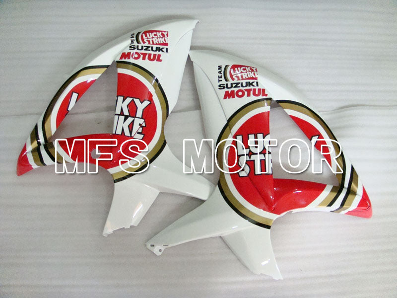 Suzuki GSXR600 GSXR750 2008-2010 Injection ABS Fairing - Lucky Strike - Red White - MFS2424