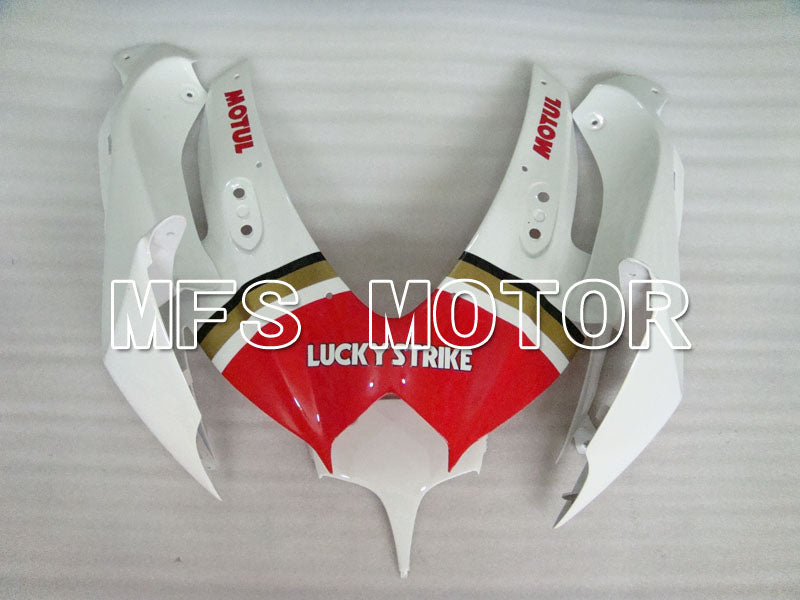 Suzuki GSXR600 GSXR750 2008-2010 Injection ABS Fairing - Lucky Strike - Red White - MFS2424