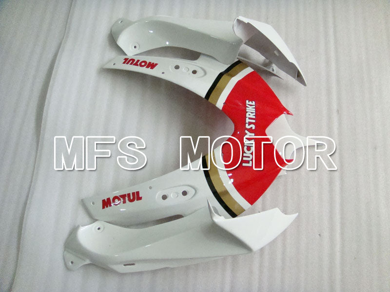 Suzuki GSXR600 GSXR750 2008-2010 Injection ABS Fairing - Lucky Strike - Red White - MFS2424