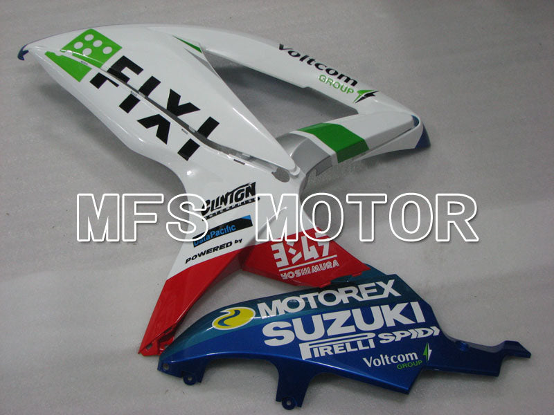 Suzuki GSXR600 GSXR750 2008-2010 Injection ABS Fairing - FIXI - Blue White - MFS2434