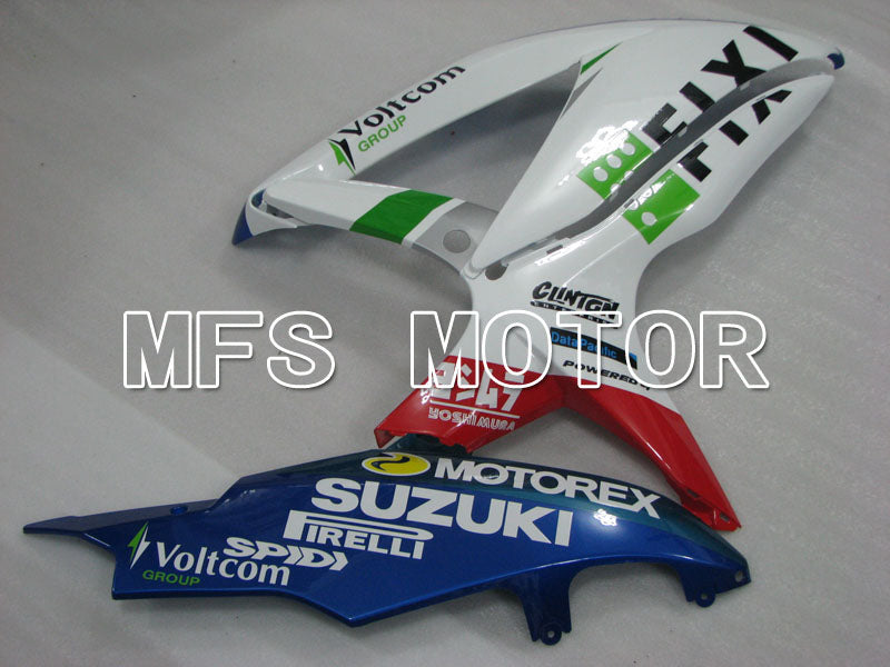 Suzuki GSXR600 GSXR750 2008-2010 Injection ABS Fairing - FIXI - Blue White - MFS2434