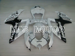 Suzuki GSXR600 GSXR750 2008-2010 Injection ABS Fairing - Jordan - Black White - MFS2449