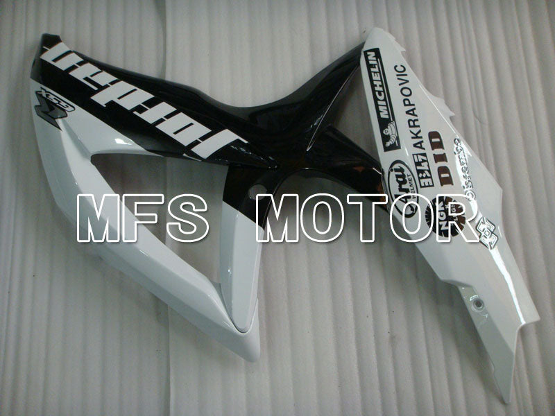 Suzuki GSXR600 GSXR750 2008-2010 Injection ABS Fairing - Jordan - Black White - MFS2449