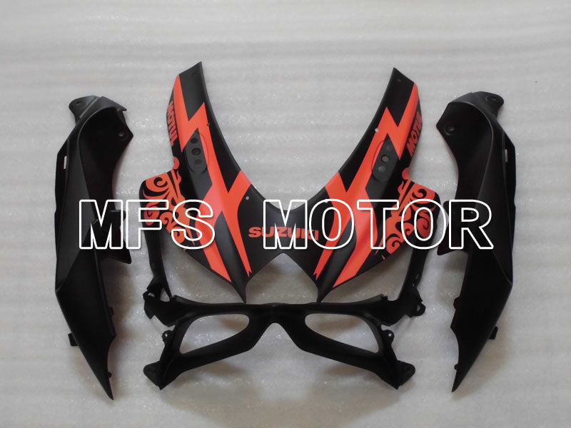 Suzuki GSXR600 GSXR750 2008-2010 Injection ABS Fairing - Corona - Black Orange - MFS2451