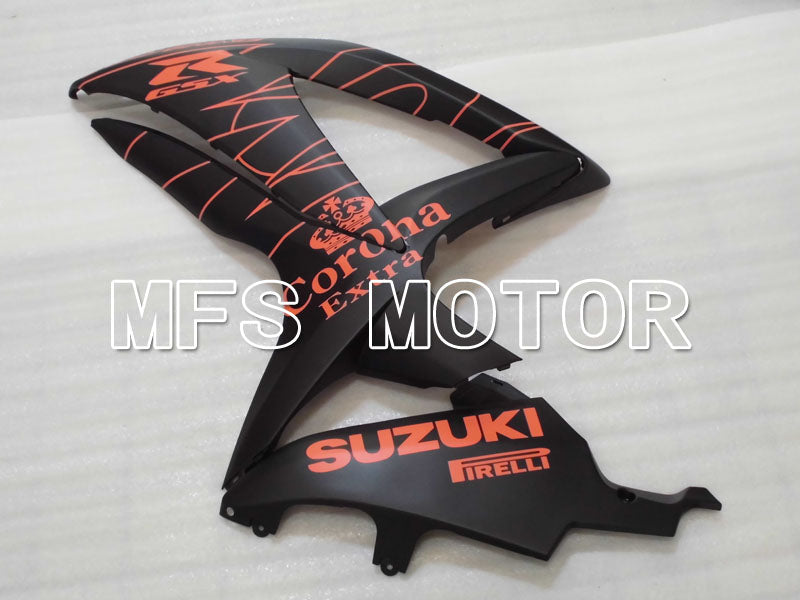 Suzuki GSXR600 GSXR750 2008-2010 Injection ABS Fairing - Corona - Black Orange - MFS2451