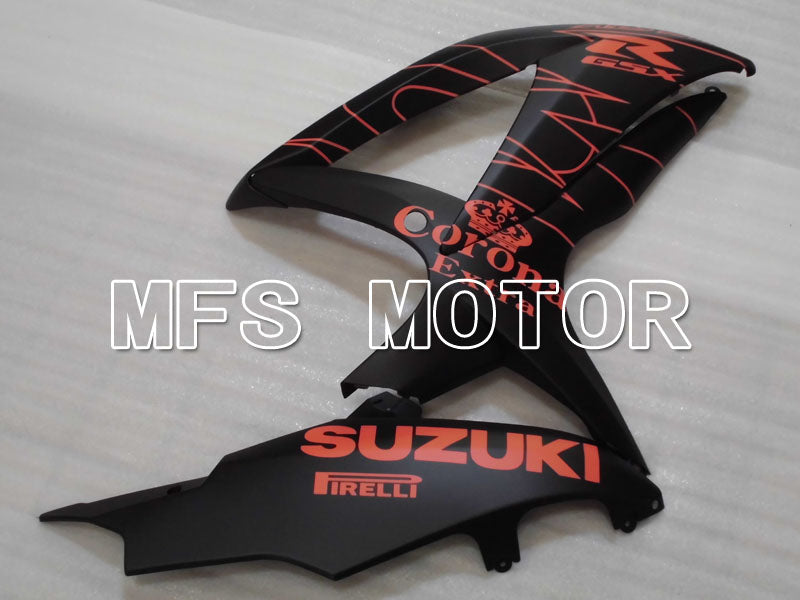 Suzuki GSXR600 GSXR750 2008-2010 Injection ABS Fairing - Corona - Black Orange - MFS2451