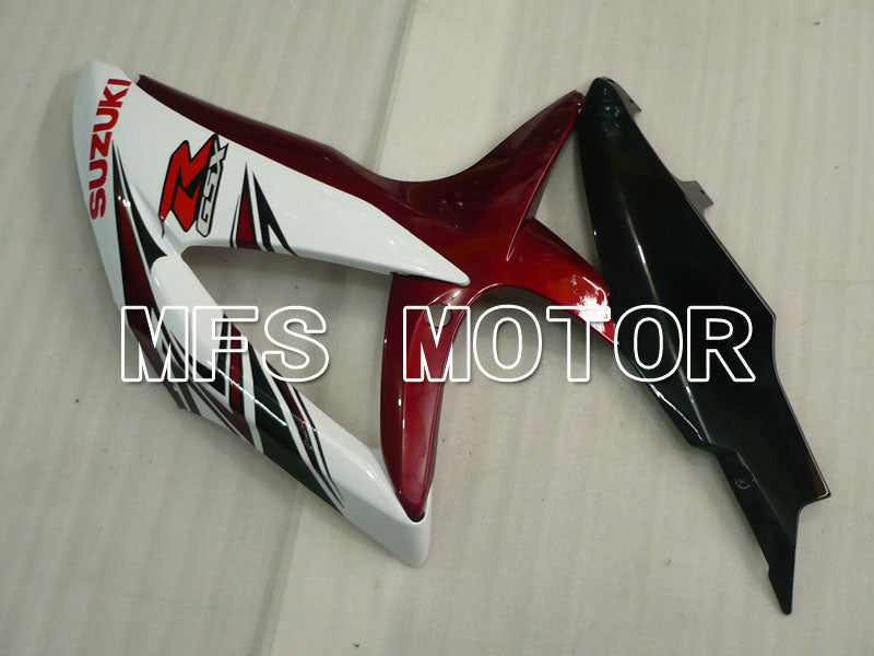 Suzuki GSXR600 GSXR750 2008-2010 Injection ABS Fairing - Factory -White Red wine color - MFS2454