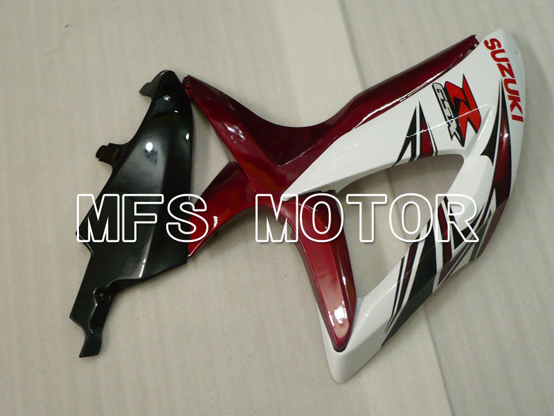 Suzuki GSXR600 GSXR750 2008-2010 Injection ABS Fairing - Factory -White Red wine color - MFS2454