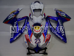 Suzuki GSXR600 GSXR750 2008-2010 Injection ABS Fairing - Voltcom - Blue White - MFS2466