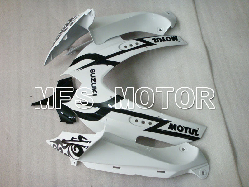 Suzuki GSXR600 GSXR750 2008-2010 Injection ABS Fairing - Corona - Black White - MFS2486