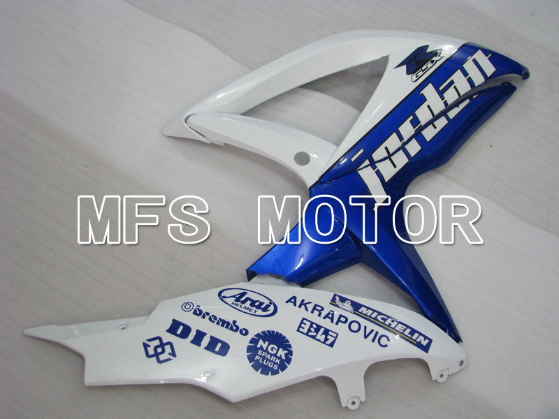 Suzuki GSXR600 GSXR750 2008-2010 Injection ABS Fairing - Jordan - Blue White - MFS2488