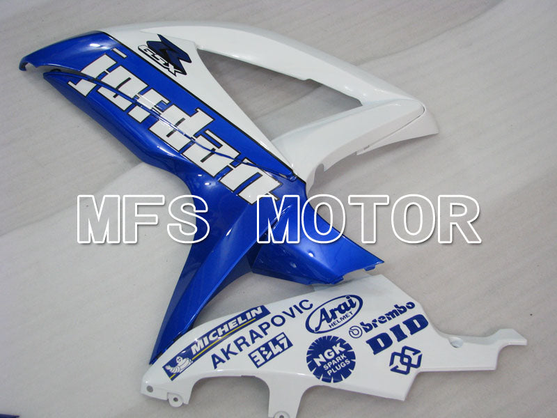 Suzuki GSXR600 GSXR750 2008-2010 Injection ABS Fairing - Jordan - Blue White - MFS2488