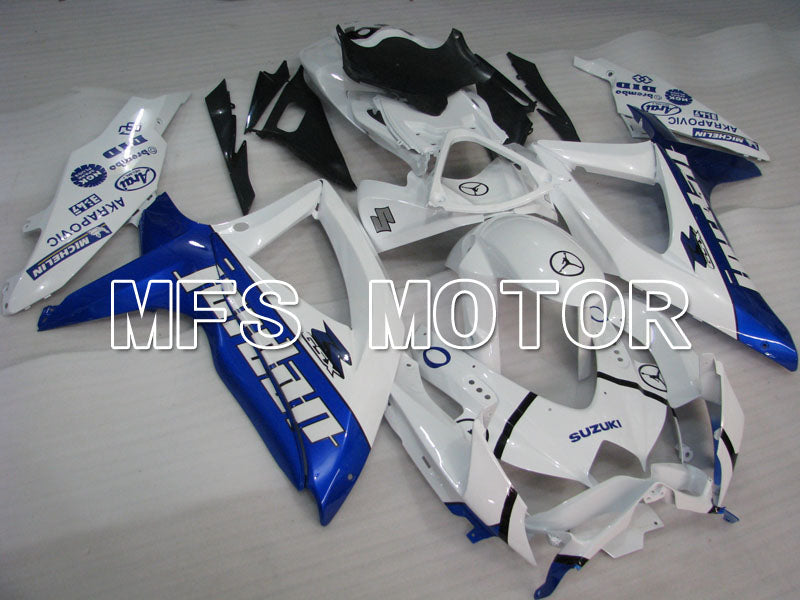 Suzuki GSXR600 GSXR750 2008-2010 Injection ABS Fairing - Jordan - Blue White - MFS2488